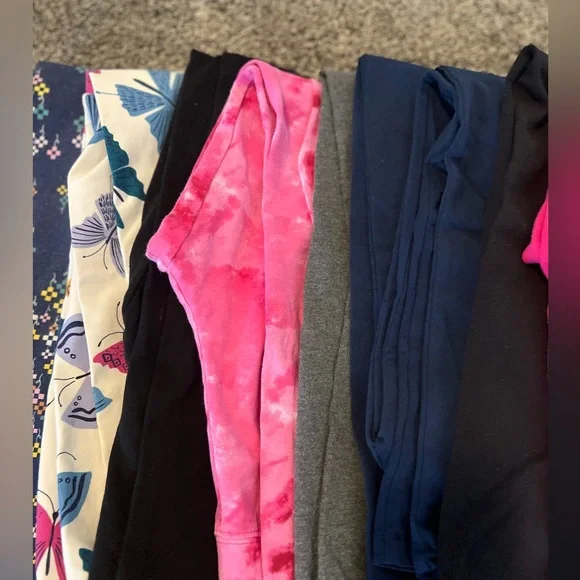 10 Pairs of Girls’ Leggings Sz 10/12 - Picture 3 of 8